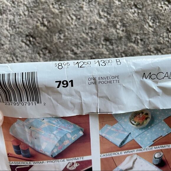 McCall’s Crafts Vintage Sewing Patterns for Household Gifts 791 - Picture 7 of 7